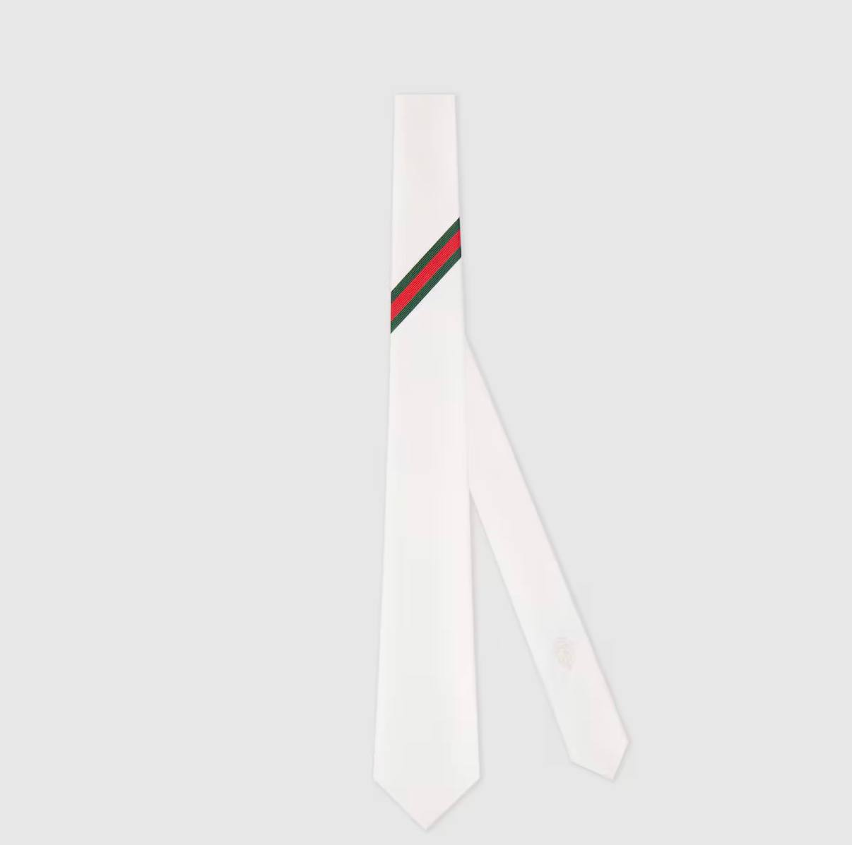 Web silk jacquard tie