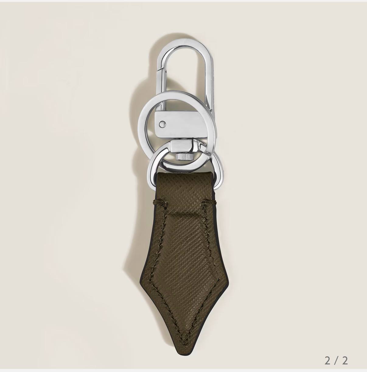 NIB KEY HOLDER IN SARTORIAL LEATHER