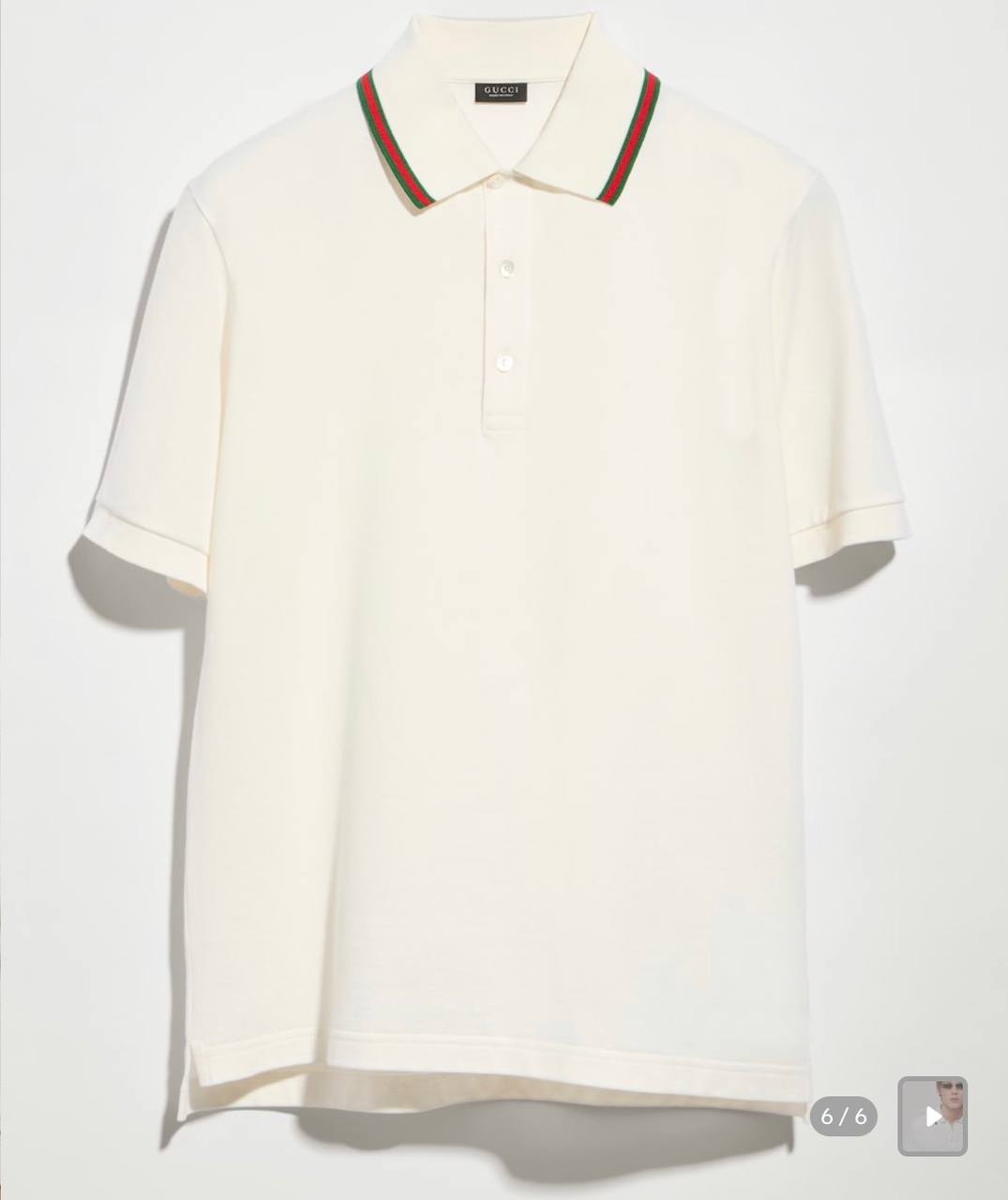 Cotton jersey piquet polo shirt