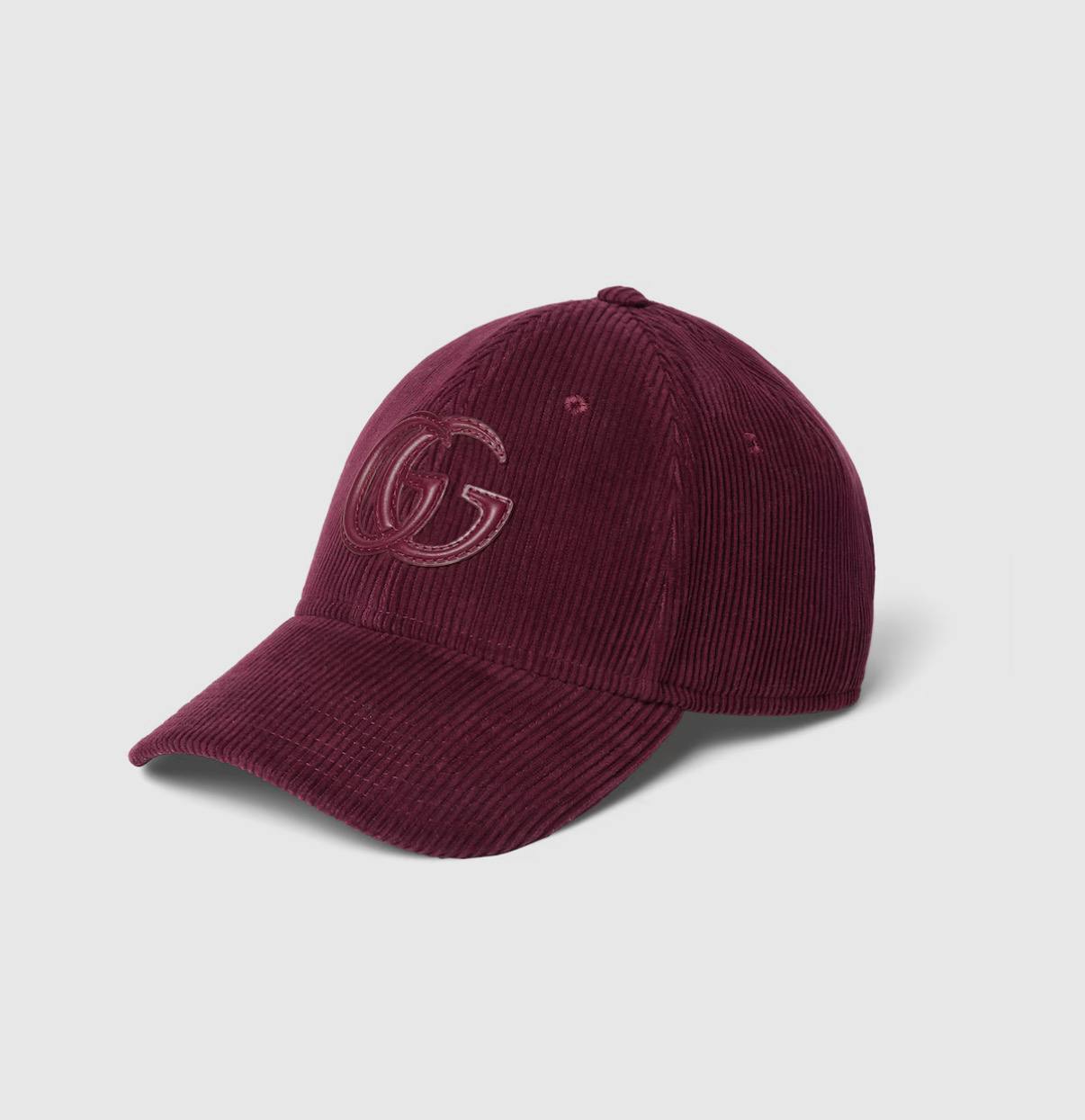 Velvet baseball hat with embroidery