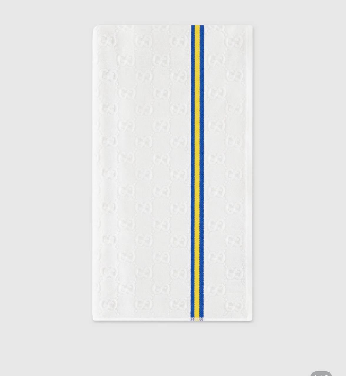 GG terrycloth beach blanket